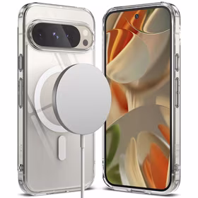 Ringke Fusion Magnētiskais viedtālruņa apvalks Google Pixel 9 / 9 Pro - caurspīdīgs