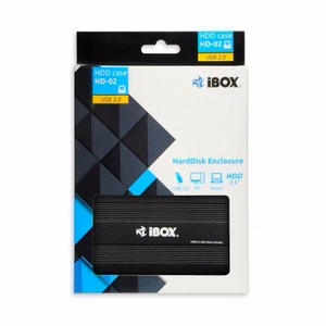 iBox HD-02 HDD korpuss melns 2.5"