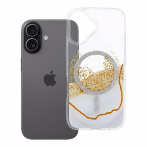Ar MagSafe saderīgs Golden maciņš iPhone 17, balts