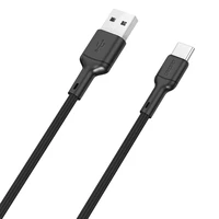 Dudao L9T 5A USB-A - USB-C kabelis 1m - melns