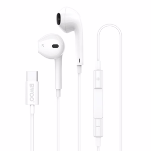 BWOO vadu austiņas HF175 USB-C digitālais interfeiss balts