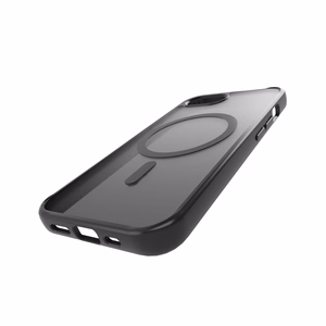 Puro TPU viedtālruņa apvalks no TPU GRADIENT ar MagSafe un gradienta efektu priekš iPhone 16E, melns