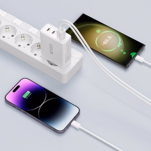 Tech-Protect NC100W-GAN lādētāju tīkls GaN 3x USB-C PD 100W / USB-A QC 3.0 - melns