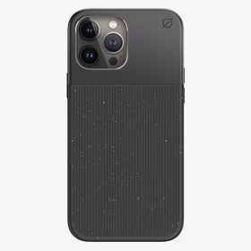 ATOM STUDIOS maciņš SPLIT WOOD FIBRE MAGSAFE IPHONE 13 PRO MAX melns