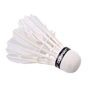 Donnay spalvu badmintona volāni, 5 gab., balti