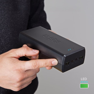 Внешний аккумулятор SBS TTBB30000PD20K 30000 mAh 2 x USB-C 2 x USB-A - чёрный