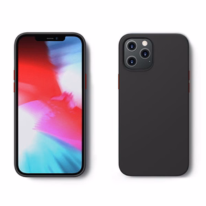 Joyroom Color Series apvalks iPhone 12 Pro Max melns (JR-BP800)