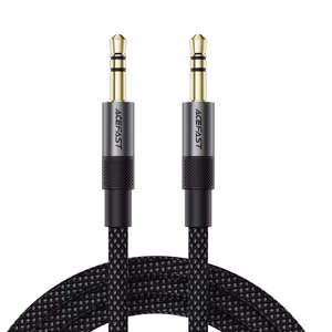 Acefast J10 AUX cable mini jack 3.5mm 1m - black