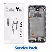 Komplekts LCD ekrāns SAMSUNG A72 A725F GH82-25460C violeta