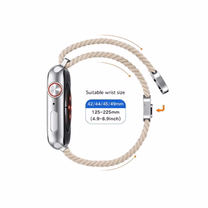 TECH-PROTECT NYLONMAG APPLE WATCH 4 / 5 / 6 / 7 / 8 / 9 / SE / ULTRA 1 / 2 (42 / 44 / 45 / 49 MM) STARLIGHT