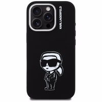 Karl Lagerfeld Silikona Karl Sketch MagSafe Maciņš for iPhone 16 Pro - melns