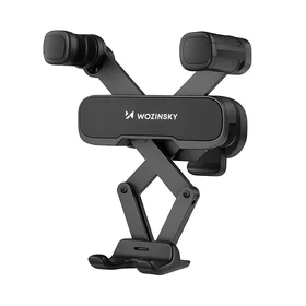 Wozinsky gravitācijas automašīnas tālruņa turētājs melns (WCHBK7)