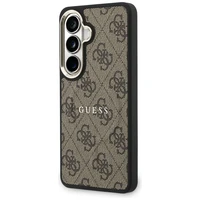 Guess maciņš 4G Embossed Ring MagSafe for Samsung Galaxy S26 Plus brūns