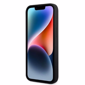 Karl Lagerfeld KLHCP14MSRSGRCK iPhone 14 Plus 6.7 "cietais viedtālruņa apvalks melns / melns silikona RSG