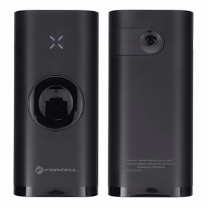 Portatīvais lādētājs Forcell F-Energy F10K4 PD QC3.0 3A 22,5W 10000 mAh su Apple Watch saderīgs melns