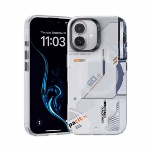Benks Magnētiskais Mecha sērijas viedtālruņa apvalks Iphone 16 Plus balts