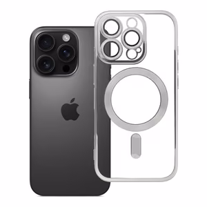 Electro Mag Cover case for iPhone 16 Pro compatible with MagSafe titanium