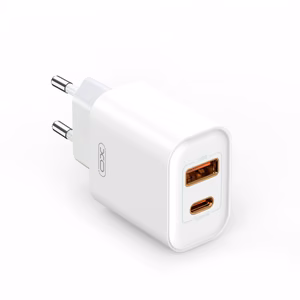 XO wall charger CE12 PD QC 3.0 20W 1x USB 1x USB-C white