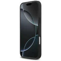 Mercedes Ādas Zvaigznes Raksts Svītras Magnētiskais Viedtālruņa apvalks iPhone 17 Pro Max - Melns