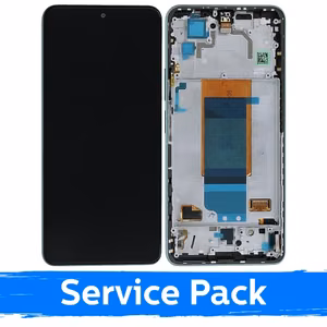 LCD Displejs Compatible Xiaomi Poco F4 5G Ar Frame / Nebula Zaļš / (Service Pack)