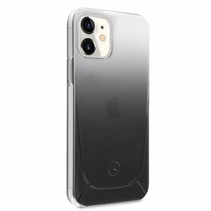 Mercedes Transparent Line чехол для iPhone 12 mini - чёрный