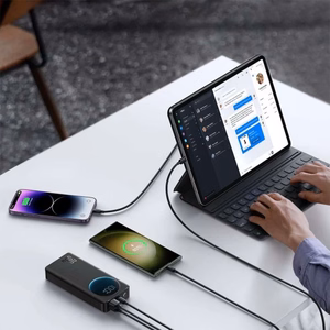 Portatīvais lādētājs Joyroom JR-PBF02 melns 20000mAh (30W) + Type-C kabelis