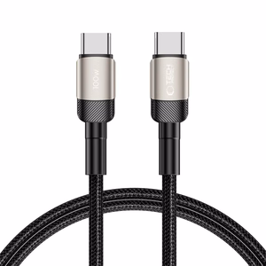 Tech-Protect UltraBoost Evo USB-C / USB-C PD kabelis 100W 5A 1m - titāna krāsā