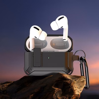 DUX DUCIS PECO - aizsargapvalks bruņu tips AirPods Pro 2 melns