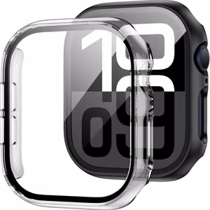 Tech-Protect Defense360 rūdīta stikla viedtālruņa apvalks Apple Watch 10 (42mm) - caurspīdīgs