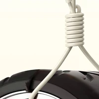 Dudao L7SM USB-A - micro USB kabelis 5A 1m - bēšs