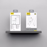 Dudao A27STEU 25W GaN USB-A Wall Lādētājs with USB-A - USB-C Kabelis - Balts