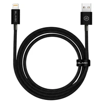 Blavec Kabelis Candy pīts - USB uz Lightning - 2,4A 1 metrs Apple CarPlay (CCA-UL24B10) melns