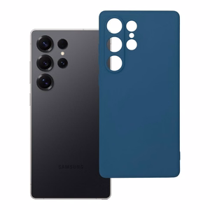 Mīksts viedtālruņa apvalks SAMSUNG S25 Ultra tumši zils