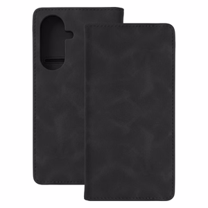 melns Smart Suede vāciņš modelim Samsung Galaxy A27 5G