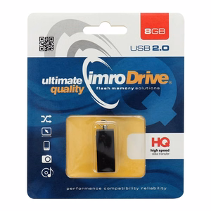Imro zibatmiņa 8GB USB 2.0 Edge melns