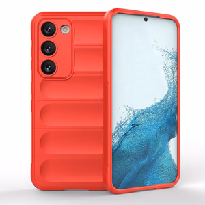 Magic Shield Case для Samsung Galaxy S23+ гибкий бронированный чехол красный