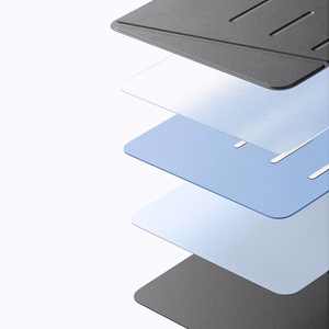 ESR Flip Hybrid viedtālruņa apvalks iPad Air 13" 1 / 2 (gen.) 2024-2025 - melns