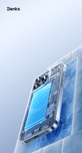 Benks Magnetic Biliz Cooling maciņš (0066) iPhone 16 Pro Max pelēks