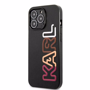 Karl Lagerfeld KLHCP13XPCOBK iPhone 13 Pro Max 6,7" melns cietais apvalks Multipink Brand