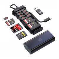 Profesionāls karšu lasītājs FREEWELL CF A/B, SD, TF