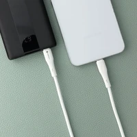 FORCELL F-ENERGY C347 kabelis Type C uz Type C QC4.0 PD 5A 100W Silikona 1 m balts