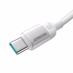 Joyroom S-A62 Lively Series 3A USB-A - USB-C kabelis 1.2 m - balts