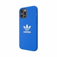 Adidas OR veidots apvalks Basic iPhone 12 Pro Max - zila un balta