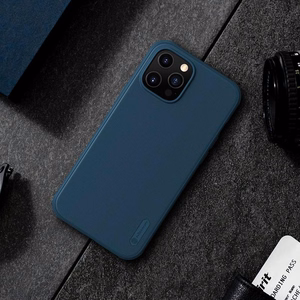 Nillkin Super Frosted Shield Pro vāciņš ierīcei Apple iPhone 12 Pro Max, sarkans