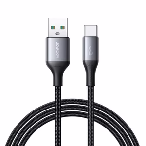 Joyroom S-A28 Flash sērijas 3A USB-A - USB-C kabelis 1m - melns