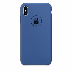 Phone Maciņš "Silicone Maciņš" priekš iPhone X (XS) / Delft Zils / in package