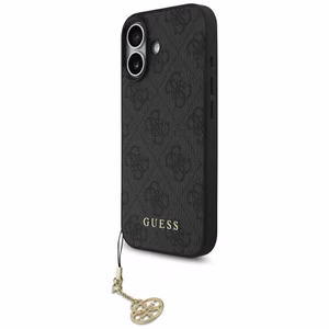 Guess 4G Big 4G Classic Logo Magnētiskais viedtālruņa apvalks iPhone Air - rozā zelts
