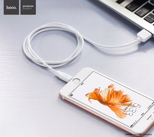 USB kabelis Hoco X1 microUSB 1.0m balts