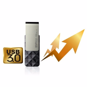 Silicon Power Blaze B30 USB zibatmiņa 64 GB USB Type-A 3.0 melna
