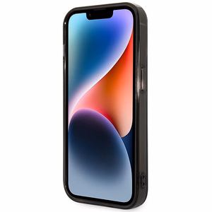 Ferrari FEHMP14XURKK iPhone 14 Pro Max 6.7" melns cietais viedtālruņa apvalks daļēji caurspīdīgs magnētiskais (MagSafe)
